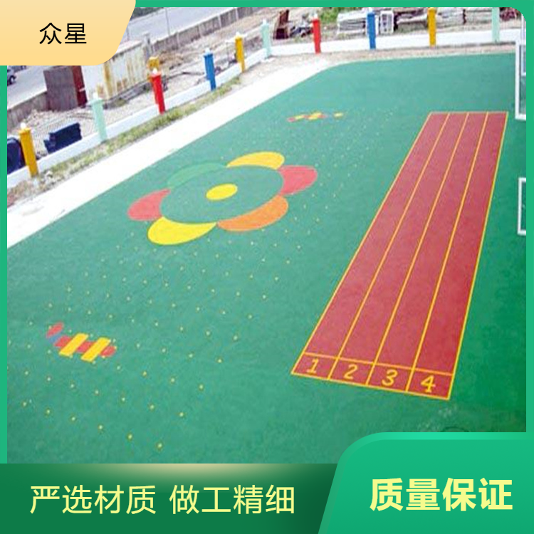 南京市篮球场硅PU塑胶地坪 - 厂家